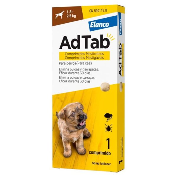 ADTAB PERRO 56MG 1.3-2.5KG