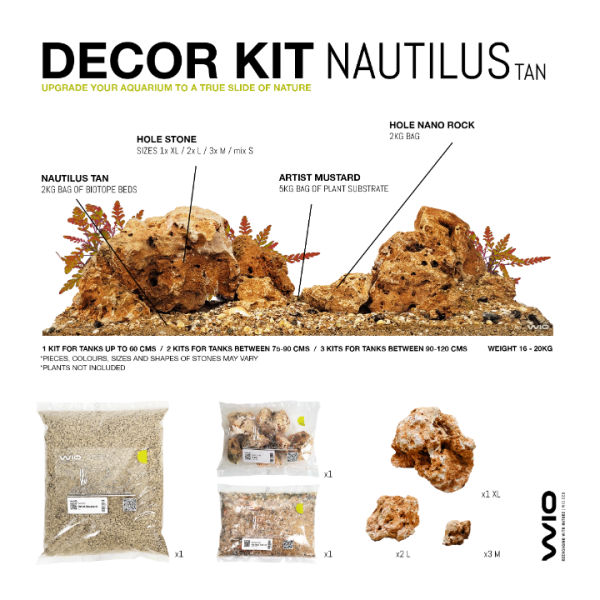 NAUTILUS TAN DECOR KIT