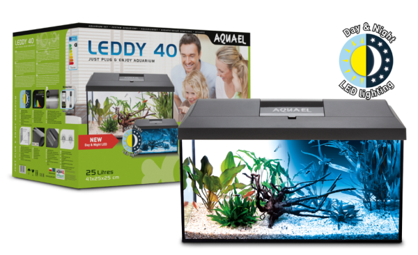 SET ACUARIO LEDDY 60 D&N 2.0 BLACK