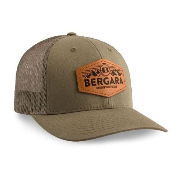 GORRA BERGARA MOUNTAIN LEATHER PATCH CAP GREEN