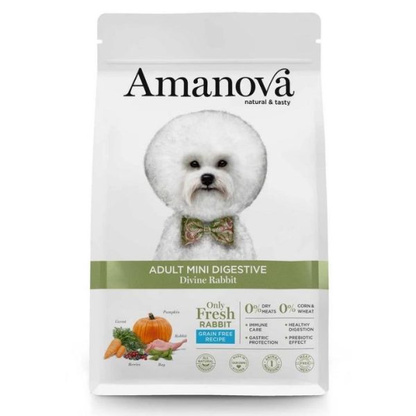 AMANOVA DOG MINI DIGESTIVE GRAIN FREE RABBIT 2KG