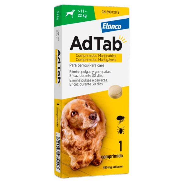 ADTAB PERRO 450MG 11-22KG