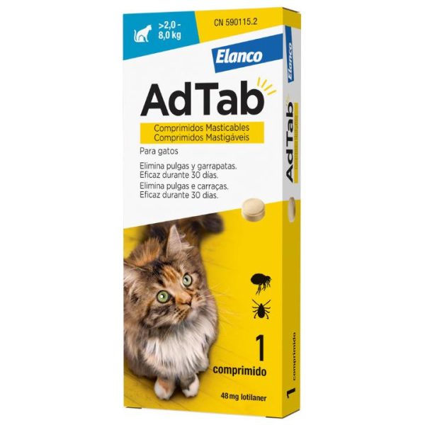 ADTAB GATO 48MG 2-8KG