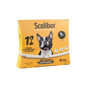 COLLAR ANTIPARASITOS SCALIBOR 48CM PARA PERROS