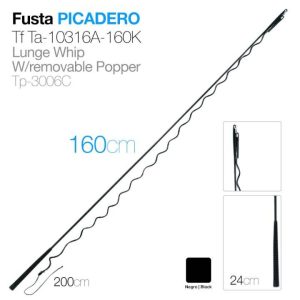 FUSTA COCHE TF TA-60313A NEGRO 160CM