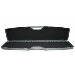 MALETIN POLIPROPILENO PARA RIFLE COLOR GRIS 4 CIERRES 2 COMBI ESPEMA INTERIOR 125*25*11CM MEGALINE